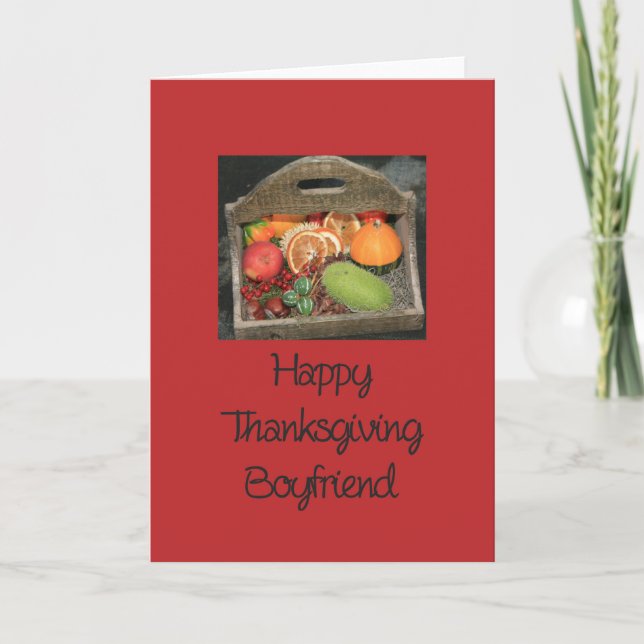 Boykompis Thanksgiving Card Helgkort (Framsida)