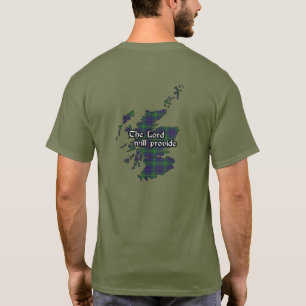 Boyle Clan-märke och Tartan Vuxen Tee Shirt