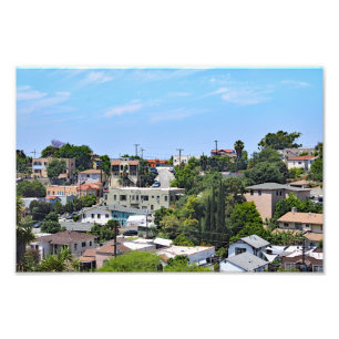 Boyle Heights stads terrass Fototryck