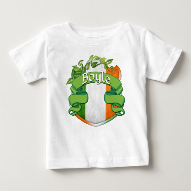 Boyle Irish Shield T Shirt (Framsida)