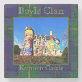 Boyle Scottish Klans Kelburn Castle Photo Tartan Stenunderlägg