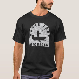Boyle Sjö Fishing Michigan T Shirt