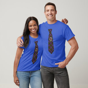 Boyle skotsk klanmärke & tartan slips t shirt