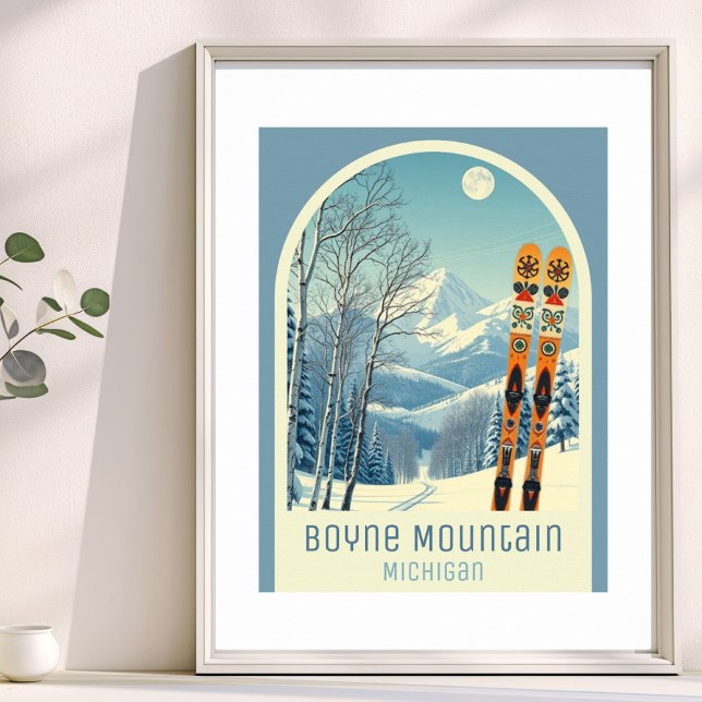 Boyne Mountain Michigan ski resort  Poster (Skapare uppladdad)