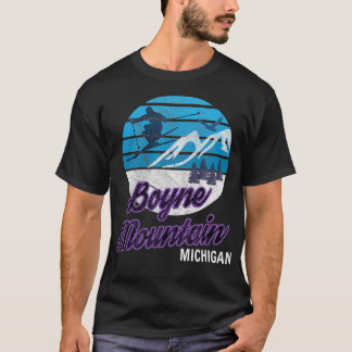 Boyne Mountain Michigan USA Ski Resort Snowboardin T Shirt
