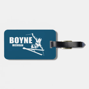 Boyne Mountain Resort Michigan Skier Bagagebricka