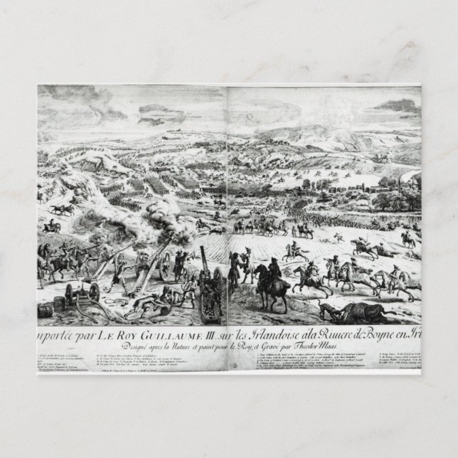 Boyne-slaget, 16.90 vykort (Framsida)
