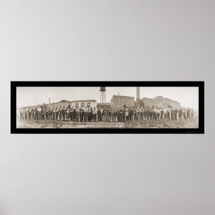 Boyne stad, MI som garvar fotoet 1913 Poster