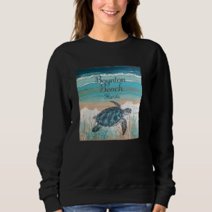 Boynton Beach Florida Sea Turtle Älskare Coastal B T Shirt
