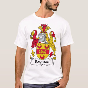 Boynton familjvapensköld t-shirt