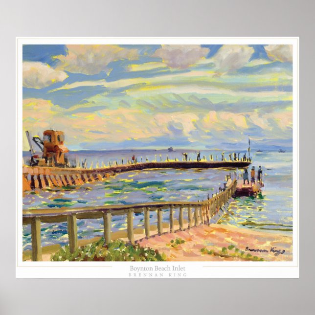 Boynton Inlet-utskrift Poster (Framsidan)