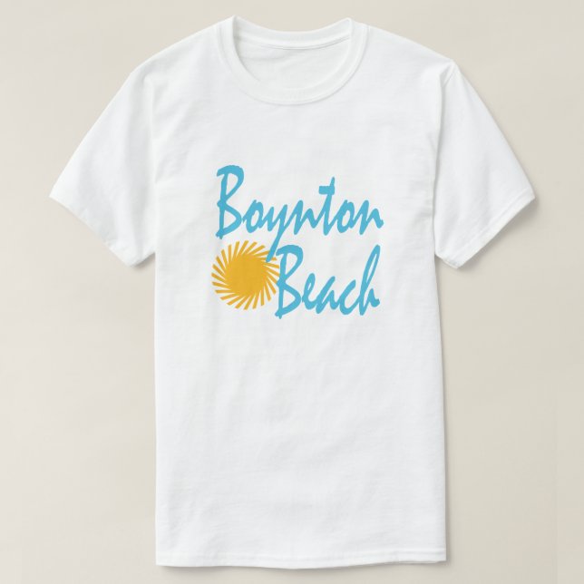 Boynton strandFlorida t-skjorta Tee (Design framsida)