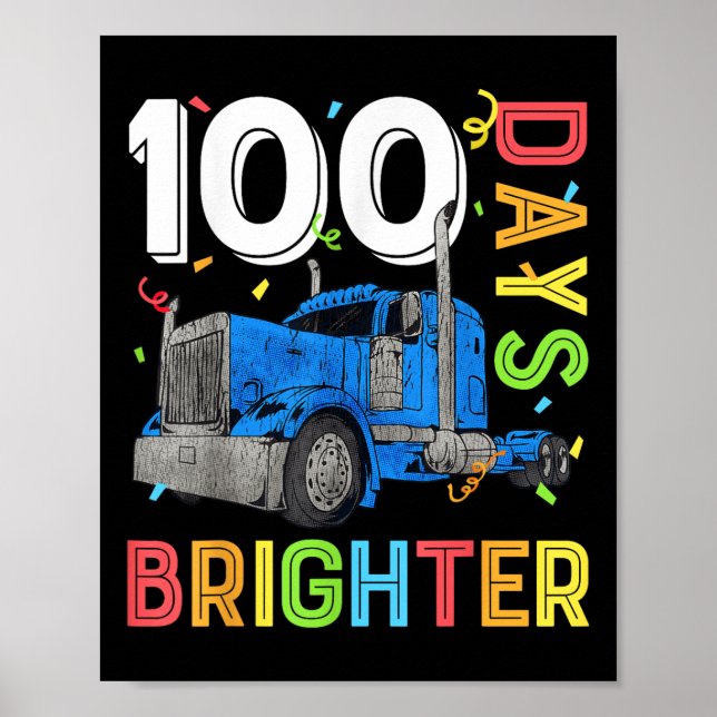Boys 100 dagar Brigadlärare 100 skoldag Poster (Framsidan)