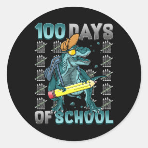 Boys 100 dagar med skoldoktorer 100 dagar smartare runt klistermärke