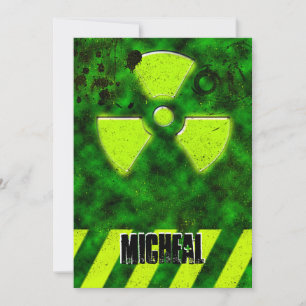 Boys 16:e födelsedagen -  inbjudan