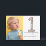 Boys 1:a födelsedagen Boho Hearts Party Photo Inbjudningar<br><div class="desc">Kasta en inbjudan på första födelsedag till pojke till fantastisk. Genom våra inbjudningar ser vi till att du inte bara firar i stil utan också har din familj och dina vänner vid din sida som du. Enkel att lägga till egna foton och texter.</div>