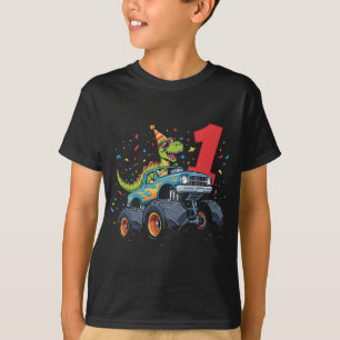 Boys 1-årig födelsedagsdräkt - Dino Monster T Shirt