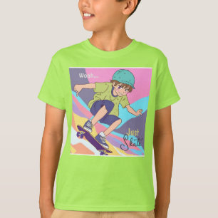 Boy's Anime Skater T-Shirt HAMbyWG