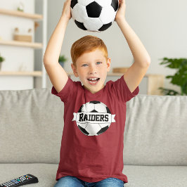 Boys Anpassningsbar, spelare, nummer och Färg T Shirt