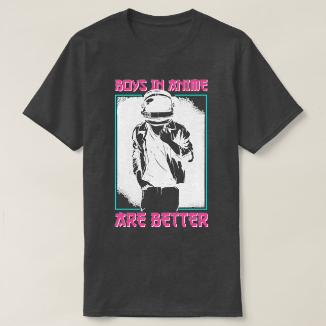 Boys Art Quote Cosplay Otaku Gift T Shirt (Design framsida)