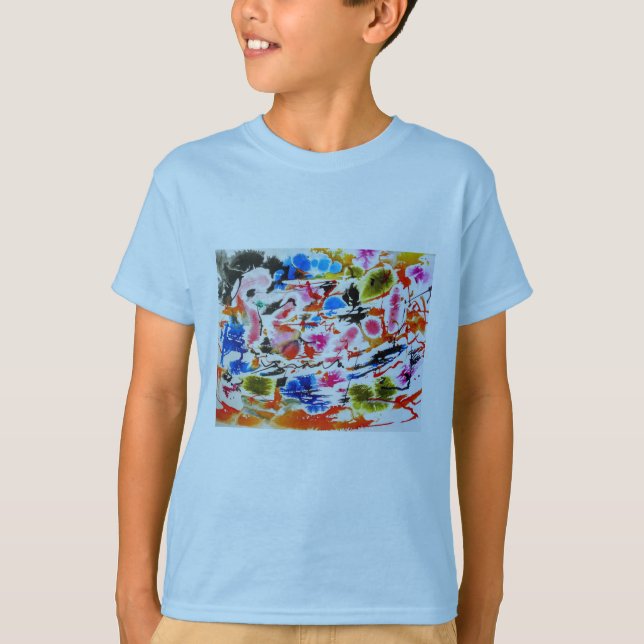 Boys Art T-Shirt Design (Framsida)