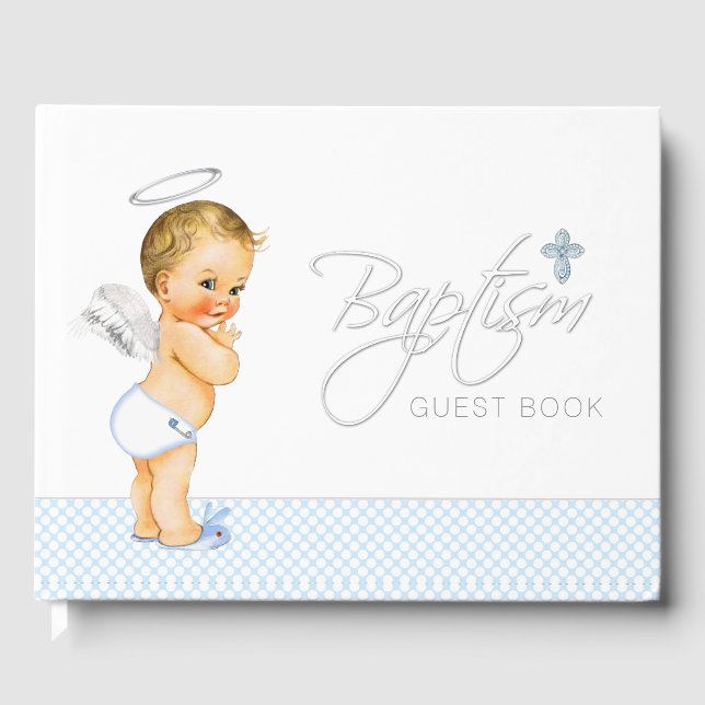 Boys Baptism Guest Bok (Framsida)