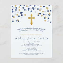 Boys Baptism-inbjudan Inbjudningar