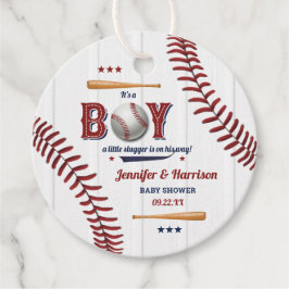 Boys Baseball Baby Shower Gåvor Etiketter