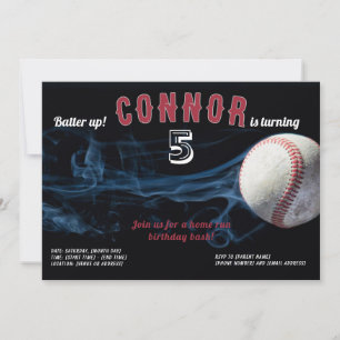 Boys Baseball Birthday-inbjudan Inbjudningar