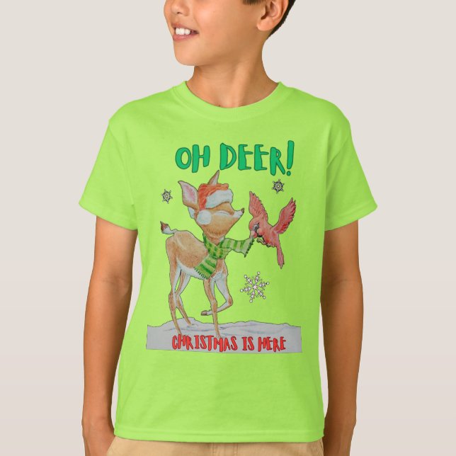 Boys Basic-jul T-Shirt (Framsida)