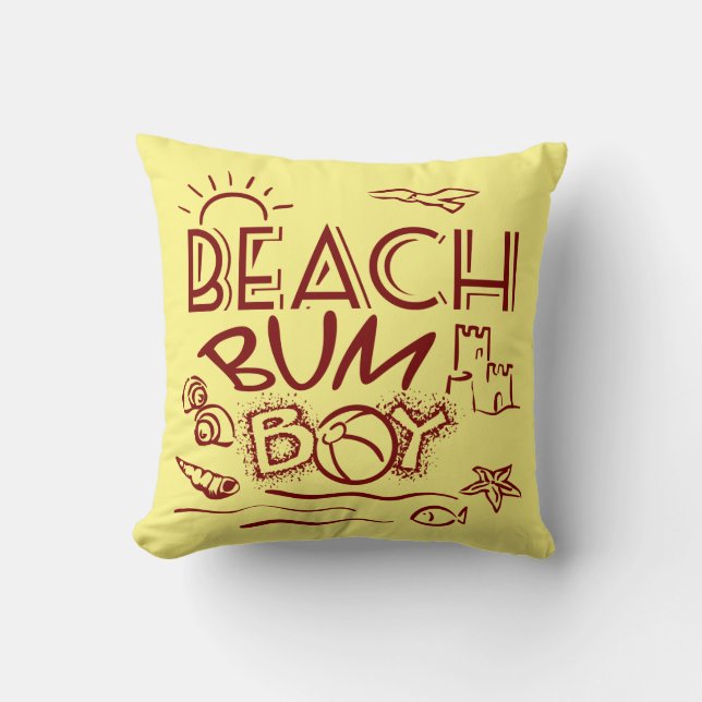 Boys Beach Bum Kudde (Framsida)