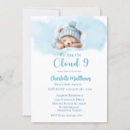 Boys Bear Bear Cloud Nine 9 babyskor Inbjudningar