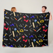 Boy's Bedroom Verktyg Thmet Blanket