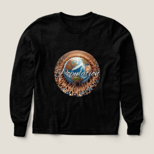 Boys Bella+Canvas Tri-blend Långärmad Shirt, Sol T Shirt