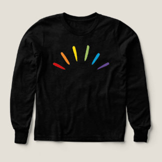 Boys Bella+Canvas Tri-blend-Långärmad Shirt T