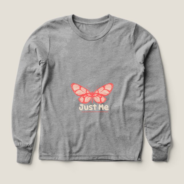 Boys Bella+Canvas Tri-blend-Långärmad Shirt T (Design framsida)