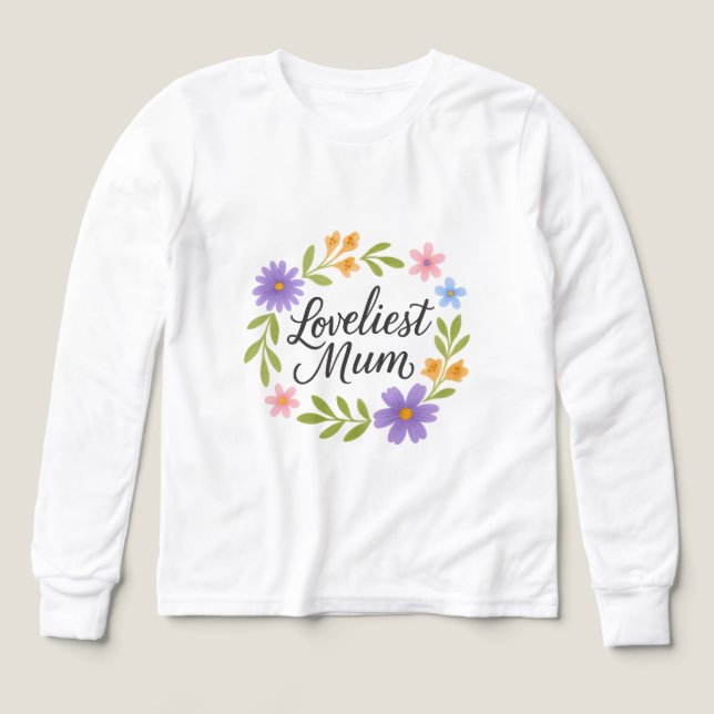 Boys Bella+Canvas Tri-Blend Långärmad Shirt T Shirt (Design framsida)