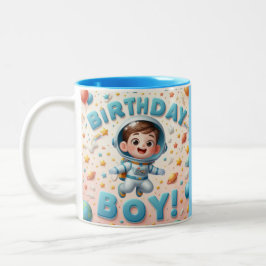 Boy's birthday Mug Två-Tonad Mugg