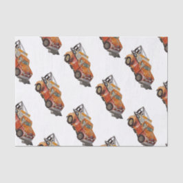 Boys birthday party with wrecker