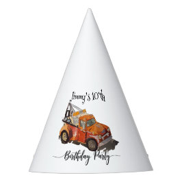 Boys Birthday party with wrecker