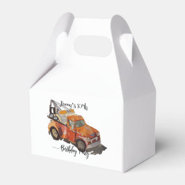 Boys birthday party with wrecker presentaskar