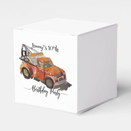 Boys birthday party with wrecker presentaskar