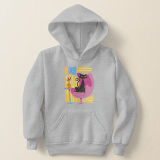 Boy's Black Cat Abstract T Shirt