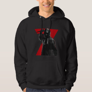 Boys Black Noir 7 Dagger Poster Hoodie