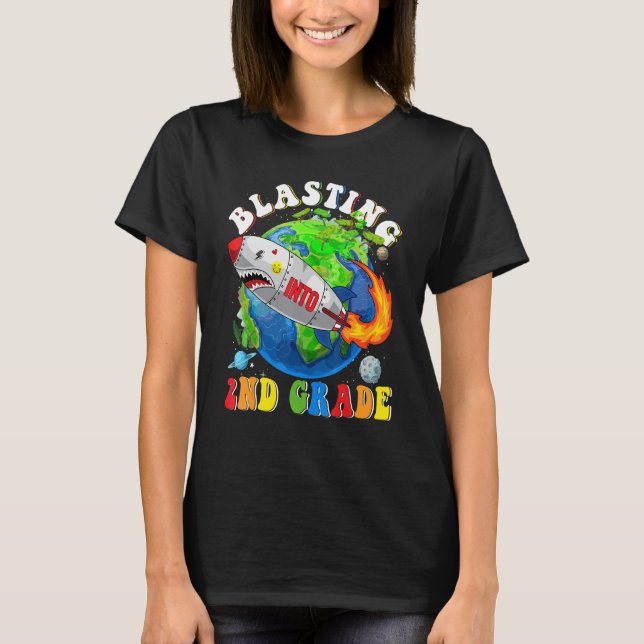 Boys blast in i Klass 1:a-dagen T Shirt (Framsida)