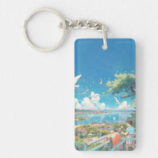 Boys by Bay: Fiskmås Serenity Keychain
