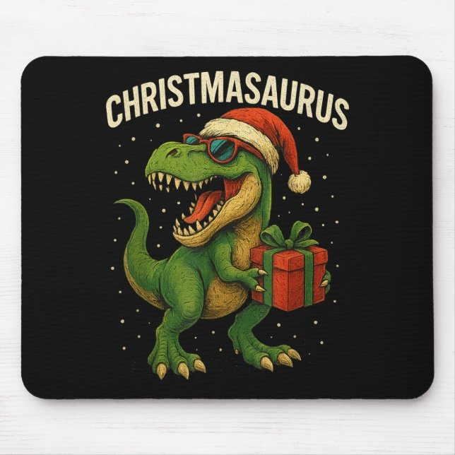 Boys Christmasaurus Christmas Dinosaur Dino Family Musmatta (Framsidan)