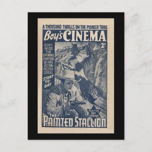 Boys Cinema 1938 - The Pawarded Stallion Vykort