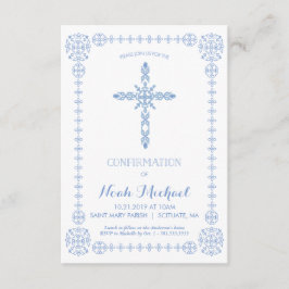 Boys Confirmation Call, Classy Inbjudan, Kor Inbjudningar