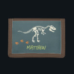Boys Coola T-Rex Dinosaur Gräver barn<br><div class="desc">Den här coolan och de moderna pojkarnas plånbok har ett t-Rex dinosaur-skelett. Lastpallen kan vara personlig med ditt barns namn och skapar den perfektens personlig.</div>